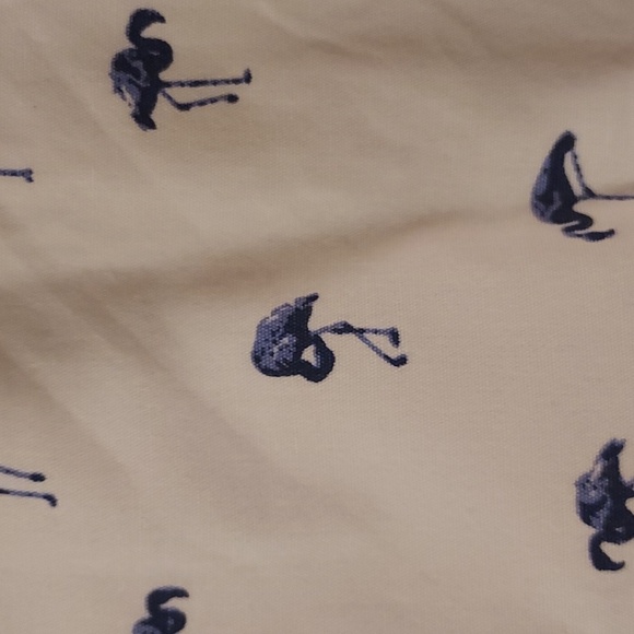 Denim and Flower Short Sleeved Button Down - Picture 2 of 9